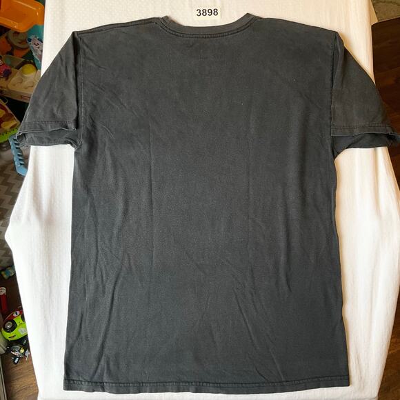 Electric  (visual evolution) Men T-shirt size M Short Sleeve American Flag Gray - Picture 7 of 7